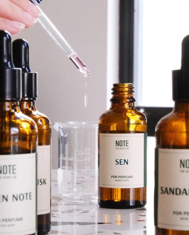 workshop, nước hoa tự làm, NOTE - The Scent Lab, nước hoa DIY, workshop nước hoa, Sen