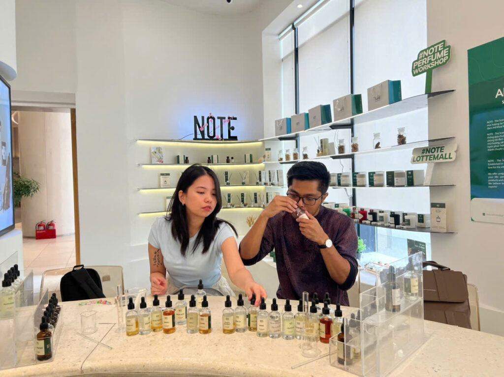 Workshop nước hoa, tiệc độc thân, cô dâu, NOTE - The Scent Lab, nước hoa tươi