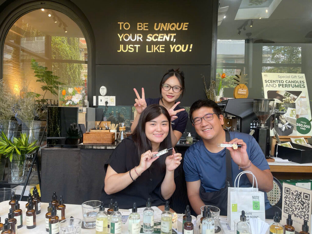 workshop, nước hoa tự làm, NOTE - The Scent Lab, nước hoa DIY, workshop nước hoa, Sen
