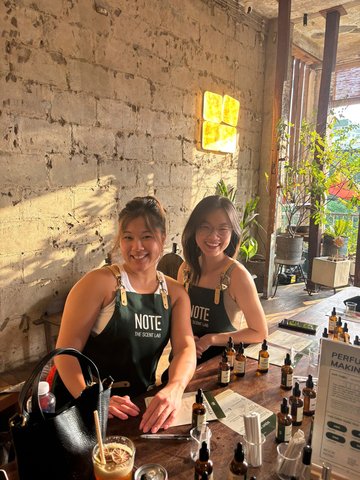 Chai nước hoa tự pha chế tại NOTE workshop