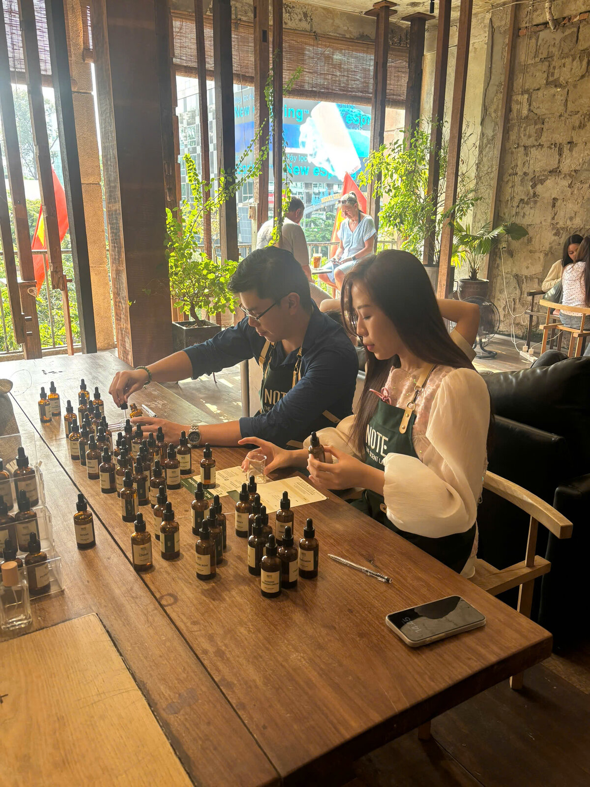 Workshop nước hoa tại NOTE The Scent Lab